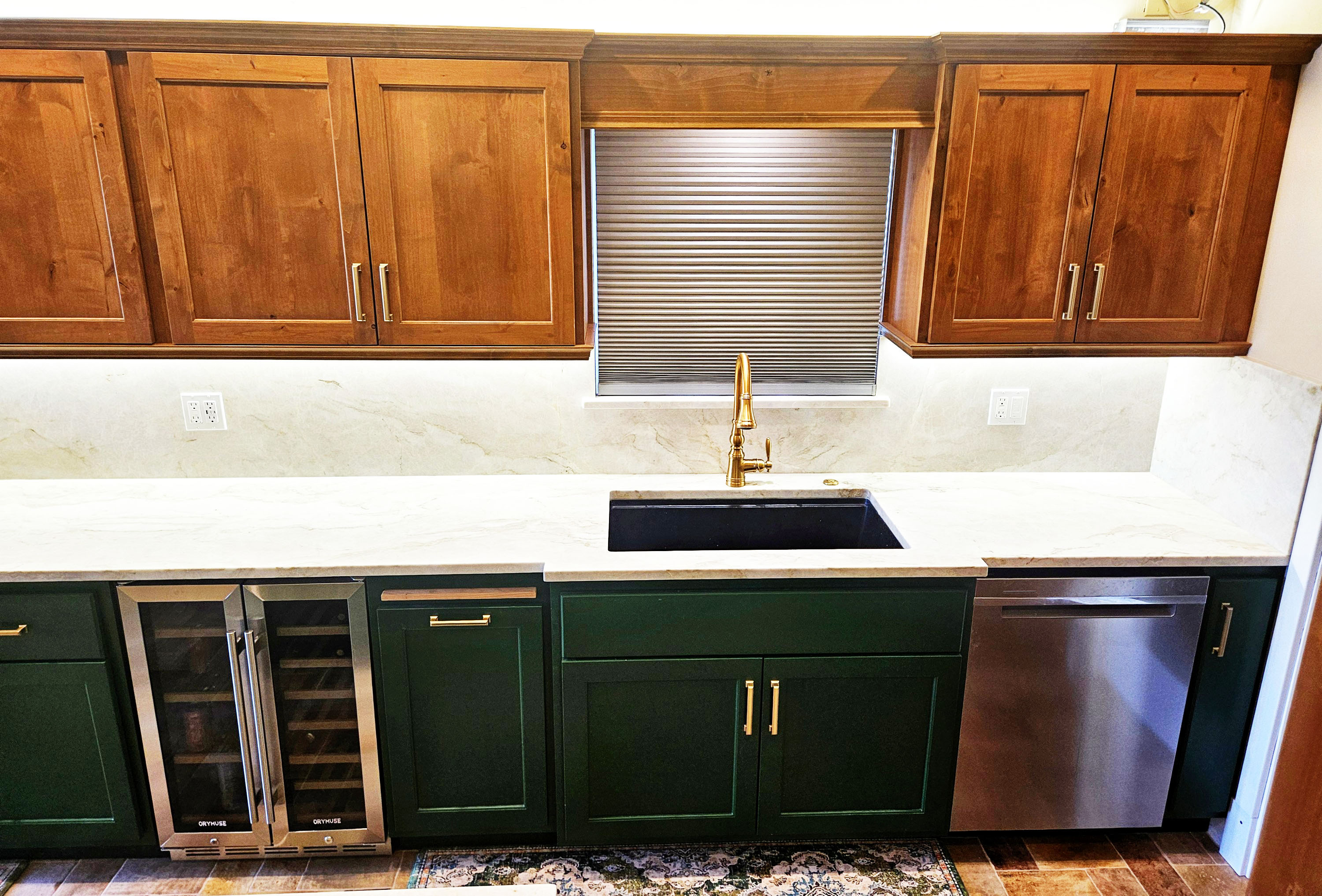 Custom cabinetry detail and finish work